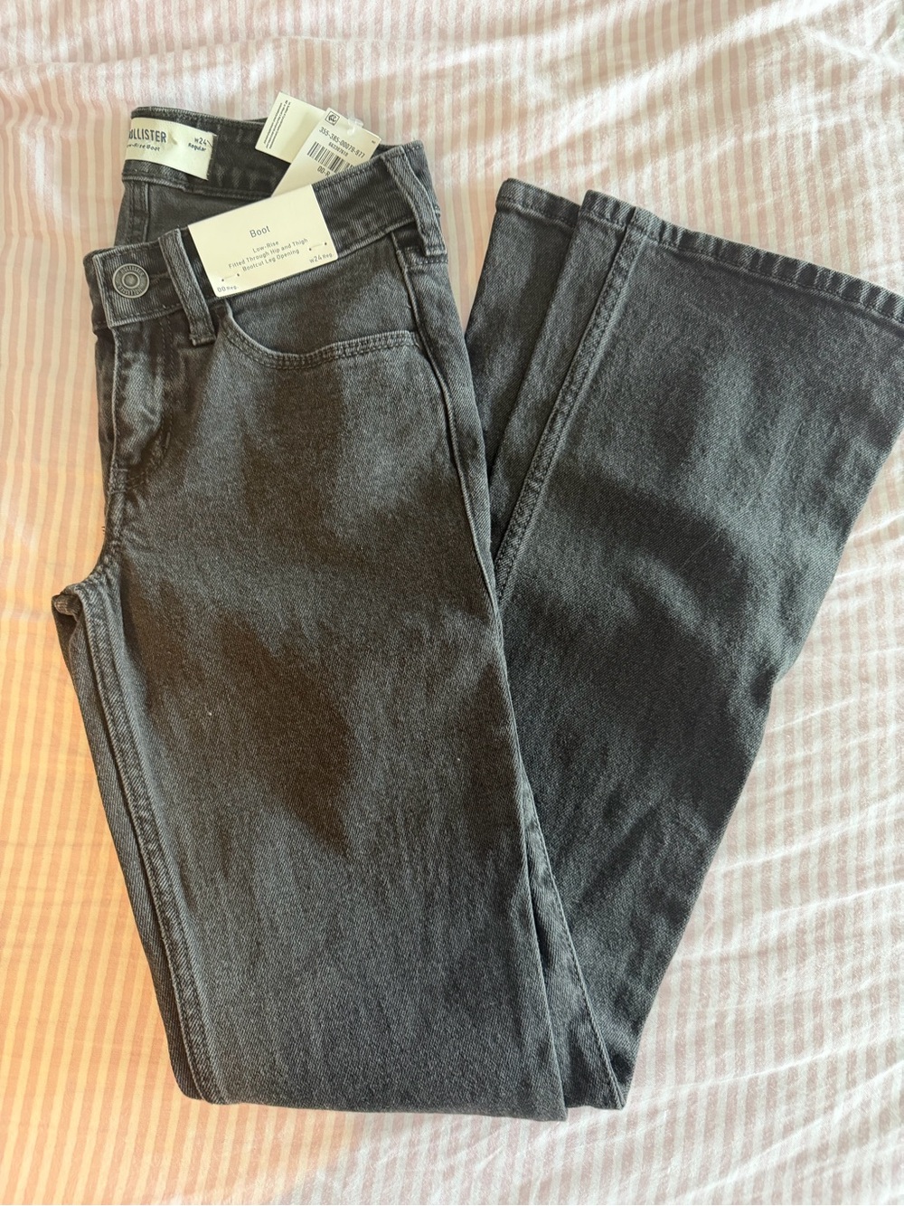 Hollister Washed Black Boot-Cut Women's Jeans